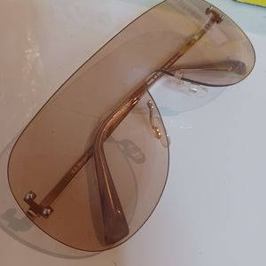 Borderless Party Brown Sunglasses shades